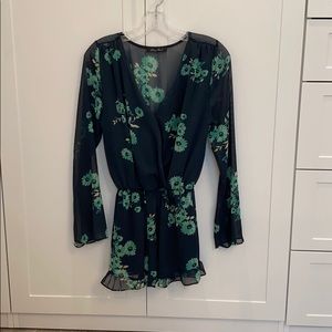 Honey Punch Floral Romper